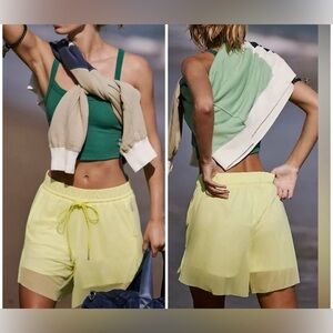 FP Movement by Free People Neon Yellow Athletic Shorts